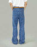Trendy suede belt