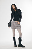 Lottie front drape T-shirt