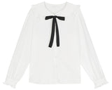 Via ribbon blouse