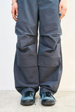 Dual cargo nylon wide pants