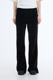Flon velvet flare brushed lounge pants