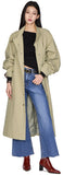 Carson Belted Long Trench Coat