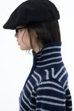 Rockid stripe half zip-up sweater