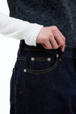 Leary Brushed Wide Jeans