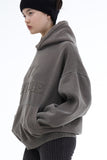 Luciven pigment brushed hoodie