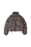 Carson leopard padded jacket