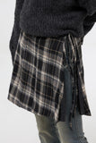 Nomique Check Wrap Mid Length Skirt