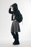 Kate shirring short windbreaker jumper