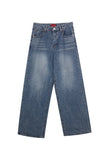 Popit Ribbed Wide Jeans