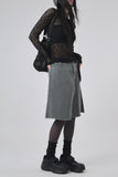 Sheer pattern see-through long sleeve