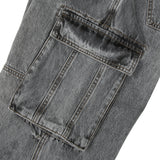 Hype Salt Washed Cargo Denim