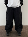 Nylon Cozy Cargo Pants