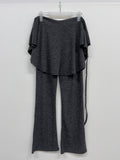 Chief Wrap Ribbed Bootcut Pants