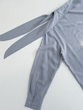 Console Tie Silky Blouse