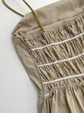 Mono Nylon Smoke Bustier One Piece