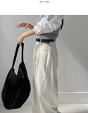 Naise Suede Big Shoulder Bag