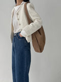 519 Deep Blue High Waist Wide Denim