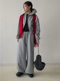 Miyu Fleece Crop Hood Zip-up