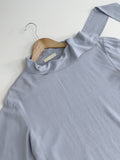 Console Tie Silky Blouse