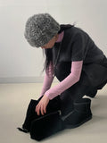 Ziya Wool Roll-up Half Knit