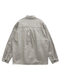 Patch Work Shirt Jacket