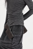 Chalk Layered Snap Tee