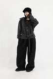 Over classic belted cardigan