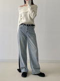 Picky Ribbed Off-Shoulder Knit