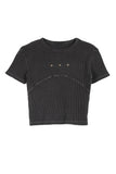 Rivet Pigment Crop Tee