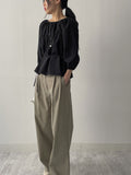 Eleven Cotton Wide Pants