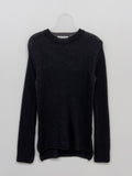 Kid Mohair Slit See-Through Knit