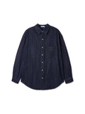 Denim Stone Washed Over Shirt