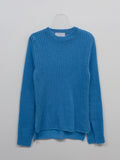 Kid Mohair Slit See-Through Knit