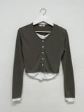 Ria Ribbed Layered T-Shirt