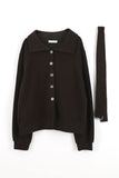 Over classic belted cardigan