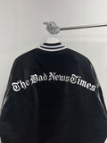 Glitter Leather Varsity JP