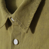 Mustard Dying Solid Over Shirt