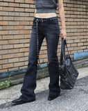 Main low slim bootcut jeans