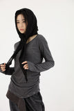 Chalk Layered Snap Tee