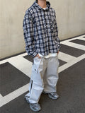Mont hooded checkered shirt