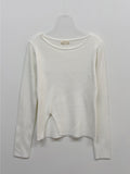 Ruby Slit Ribbed T-Shirt
