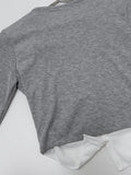 Ria Ribbed Layered T-Shirt