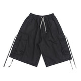 Drop Strap Bermuda Pants