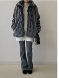 Foxy Half Loose Fit Fur Jacket
