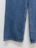 519 Deep Blue High Waist Wide Denim