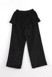 Dot pleats layer pants