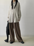 Dolman Pleated Loose Fit Blouse