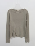 Ruby Slit Ribbed T-Shirt