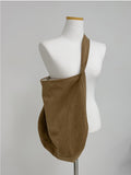 Naise Suede Big Shoulder Bag