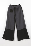 Picky color matching fleece pants